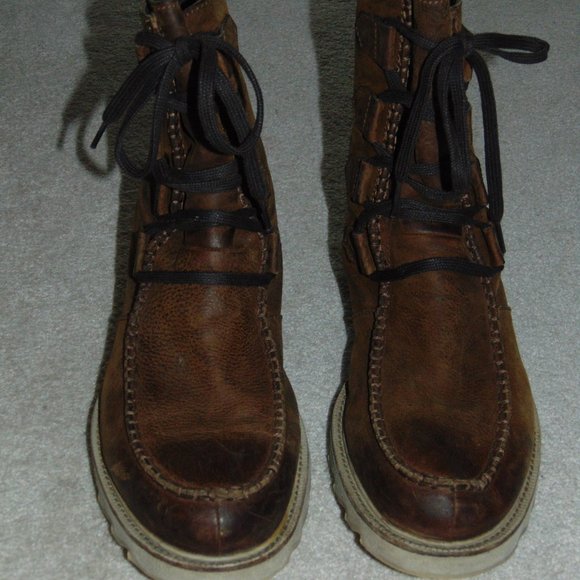Men\'s Sorel Mad Leather Boots Moc Toe main image 3